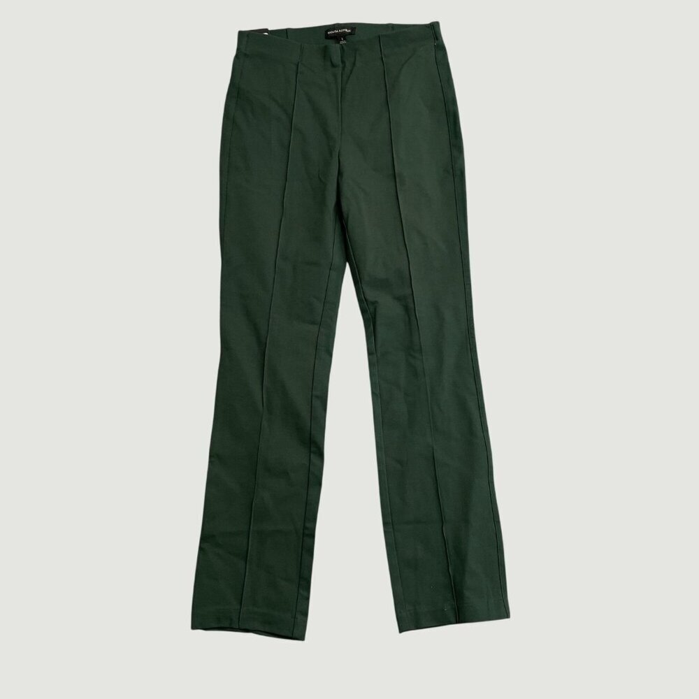 Banana Republic Women's Ponte Pants S Green 30.5" Inseam Slim leg M0256